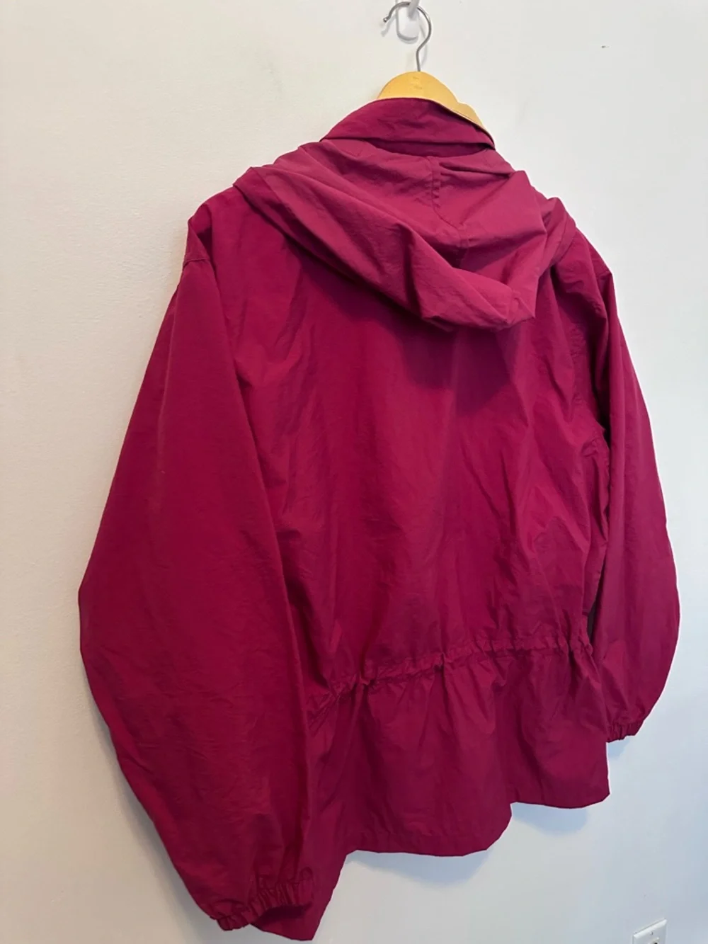 Women's Raspberry Hooded Windbreaker Jacket - Picture 12 of 15